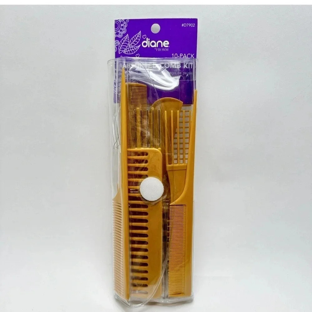 Diane By FROMM 10 Pack Assorted Comb Set